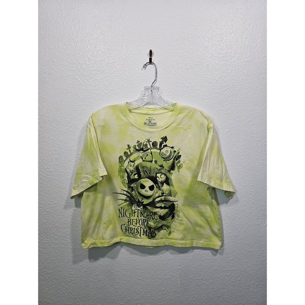 Nightmare Before‎ Christmas Women's Cropped T-Shirt Size Small